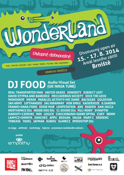 Divotvorný festival Wonderland představí britskou legendu DJ Fooda