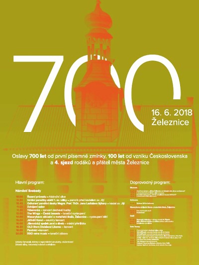 V Železnici oslaví 700 let od založení obce