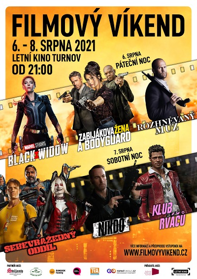 Fanoušky v Turnově v srpnu opět potěší Filmový víkend