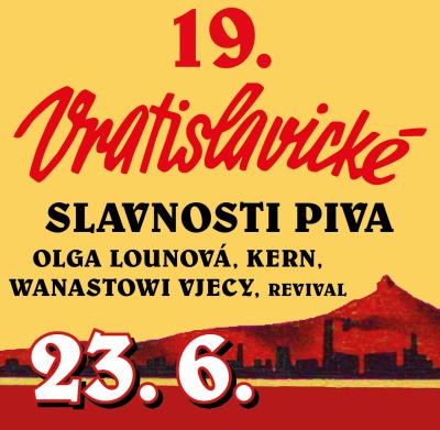 Na Slavnostech Vratislavického piva zazpívá Olga Lounová i Vojta Kotek