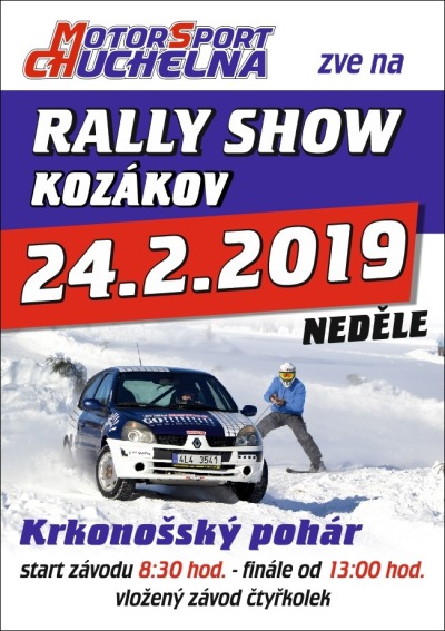 Místo autoskijöringu pořádají na Kozákově rally show