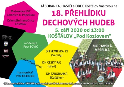 Příznivci dechovky se poosmnácté sejdou Pod Kozlovem v Košťálově