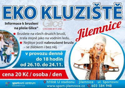 Od 26. října už se bude v Jilemnici bruslit
