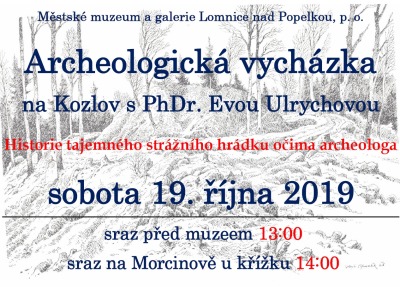 Archeologická vycházka na Kozlov s Evou Ulrychovou