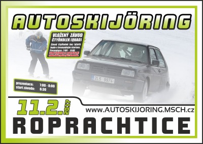 Krkonošský pohár v autoskijöringu pokračuje v Roprachticích