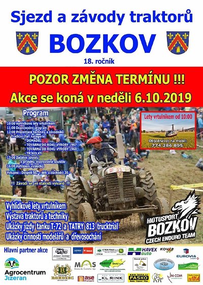 Fanoušci traktorů se chystají na 18. sjezd do Bozkova
