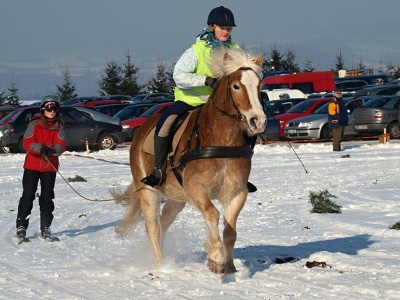 V Martinicích lyžaře potáhnou na laně, v sobotu motorky a v neděli koně 