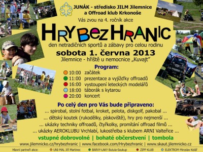 V Jilemnici chystají 4. ročník Her bez hranic