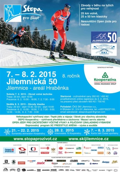 Jilemnická 50 se po pěti letech pojede opět v Jilemnici!