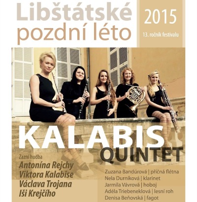 Libštátské pozdní léto 2015 zahájí Kalabis quintet