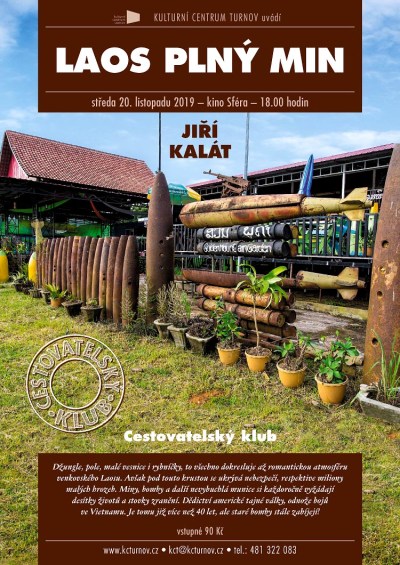 Laos plný min aneb cestovatelská beseda v kině Sféra
