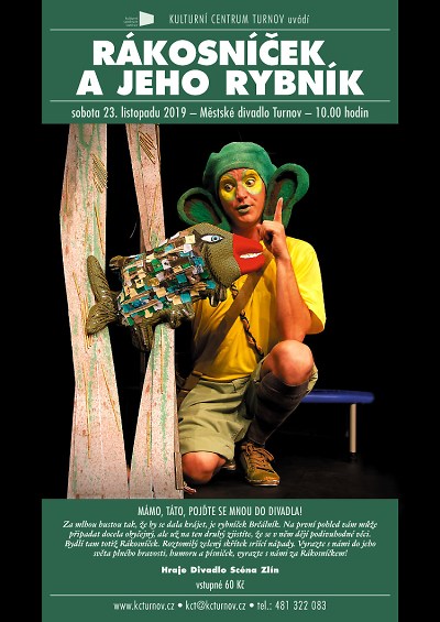 Rákosníček potěší děti v turnovském divadle