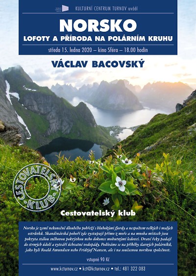 Václav Bacovský bude v cestovatelském klubu vyprávět o Norsku