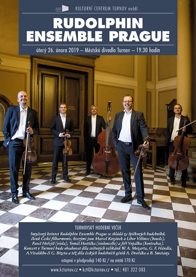 Rudolphin Ensemble Prague zahraje v Turnově Mozarta i Dvořáka