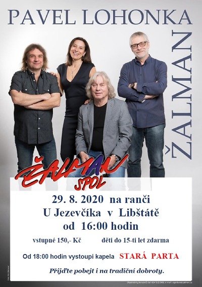 Žalman a spol. zahrají U Jezevčíka v Libštátě