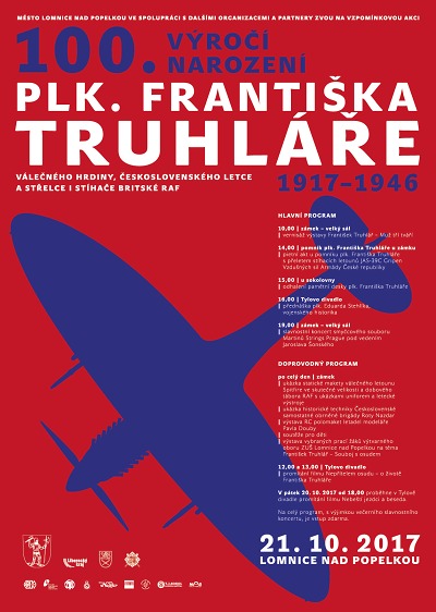Lomničtí si připomenou 100. výročí narození letce Františka Truhláře