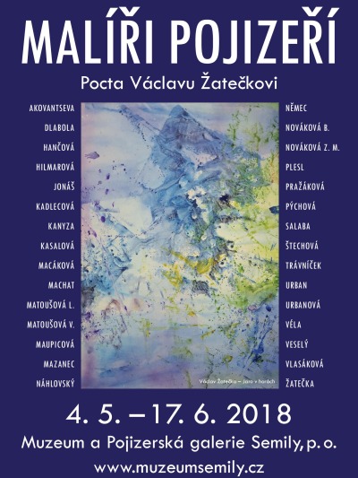 Tradiční výstava Malíři Pojizeří je tentokrát poctou Václavu Žatečkovi