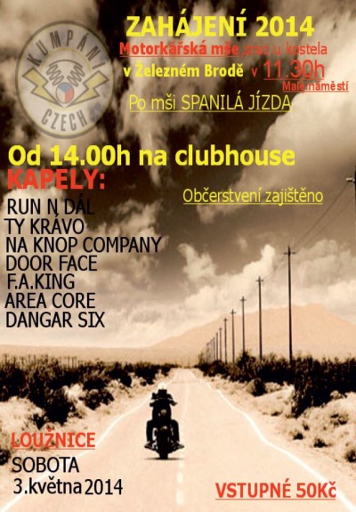 V Železném Brodě a Loužnici motorkáři zahájí sezonu