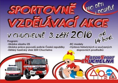 Hasiči, policie a místní spolky předvedou v Chuchelně svou techniku