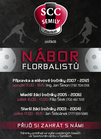 Semilští florbalisté hledají nové talenty
