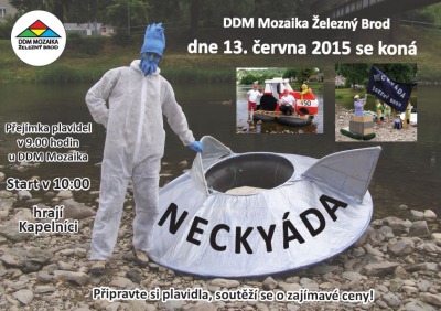 Na Jizeře poplují roztodivná plavidla při Neckyádě v Železném Brodě