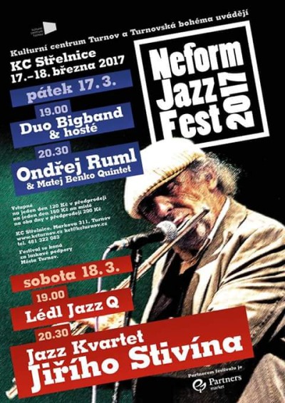 Ondřej Ruml a Jiří Stivín hvězdami turnovského Neform jazz fest