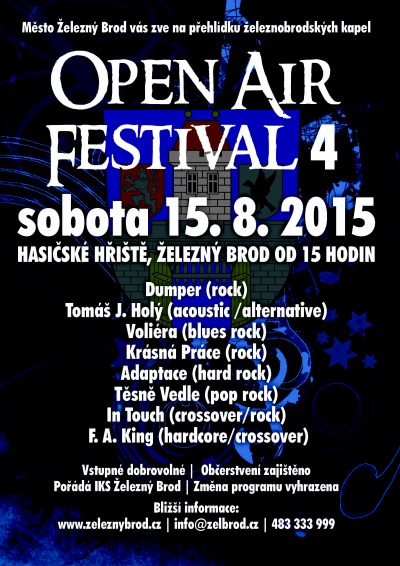 Čtvrtý díl Open Air Festival Brod opět představí místní kapely