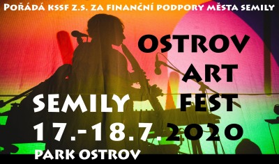 Ostrov Art Fest na dva dny obsadí semilský park