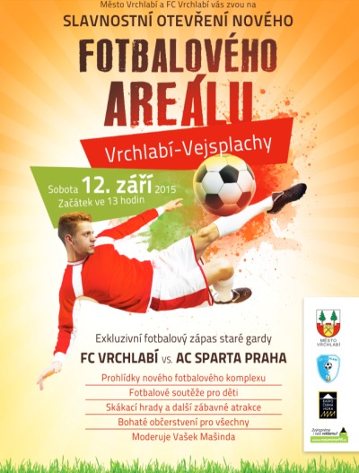 Nový stadion otevřou zápasem starých gard Vrchlabí a Sparty