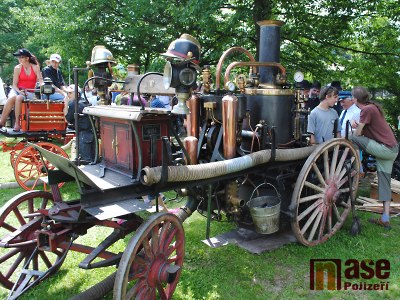 Autor foto:Petr Ježek FOTO: Historické parní stříkačky lákaly v Semilech děti i dospělé