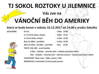 V Roztokách se počtvrté poběží do Ameriky