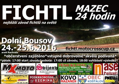 Nejtěžší závod fichtlů se odjede z pátka na sobotu v Bousově