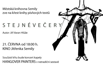 V Jitřence pokřtí koncertem sbírku písňových textů Jiřího Varana Hlůže