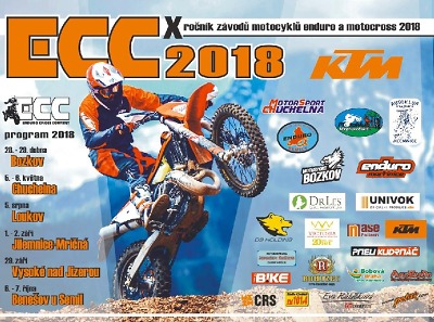Závodem v Bozkově odstartuje 10. ročník seriálu KTM ECC 