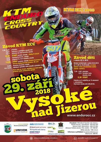 Seriál KTM ECC pokračuje ve Vysokém nad Jizerou