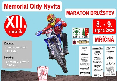 Memoriál Oldy Nývlta se jede jako cross country maraton družstev