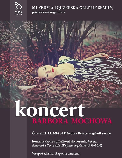 Na oslavu čtvrtstoletí Pojizerské galerie poděkují dárcům koncertem