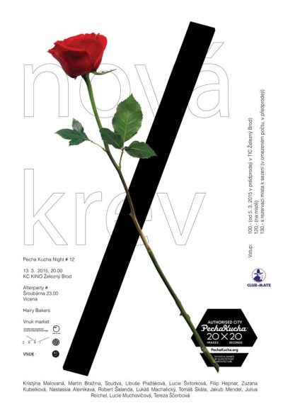 Nová Krev na Pecha Kucha Night Železný Brod