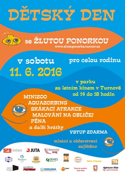 Dětský den s Ponorkou pořádají v Turnově u letního kina