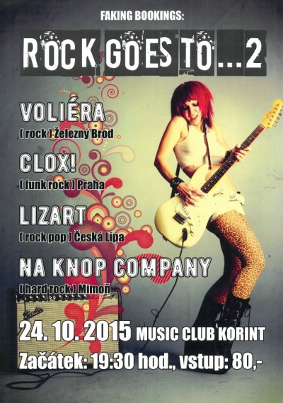 Čtyři kapely při Rock Goes to 2 roztočí Železnobrodský Korint