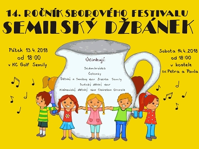 Sbory zazpívají v rámci 14. ročníku festivalu Semilský džbánek