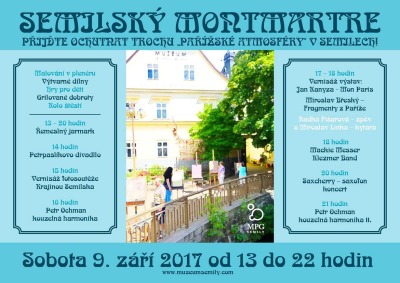 Semilský Montmartre 2017 nabídne tři výstavy i koncerty