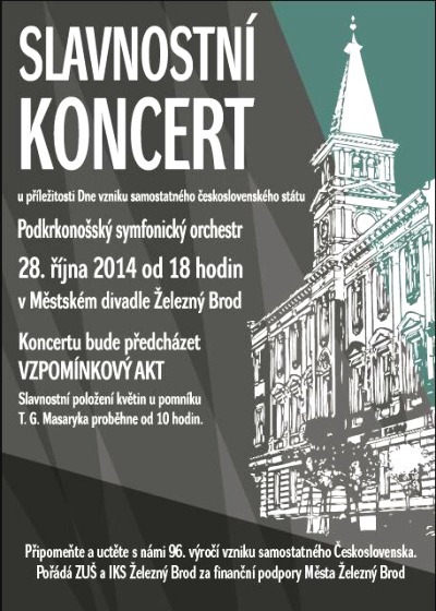 Podkrkonošský symfonický orchestr koncertem připomene vznik republiky