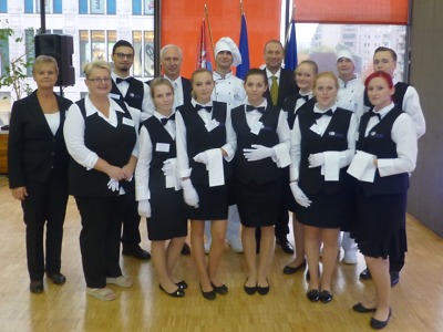 Lomničtí středoškoláci připravovali státní recepci v Berlíně