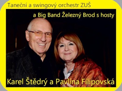 Na Swingový večer zavítají jako hosté Filipovská a Štědrý
