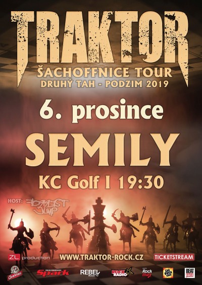 Traktor Šachoffnice tour zavítá při druhém tahu do Semil