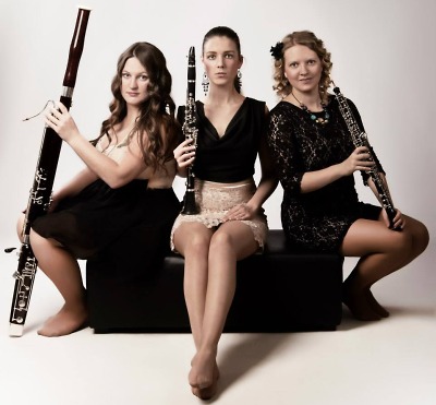 Dámský dechový trojlístek zahraje publiku v Turnově