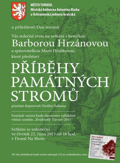 Příběhy památných stromů představí i Bára Hrzánová a Marie Hrušková