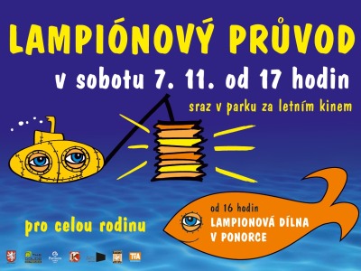 Turnovský lampionový průvod vyrazí od Žluté ponorky