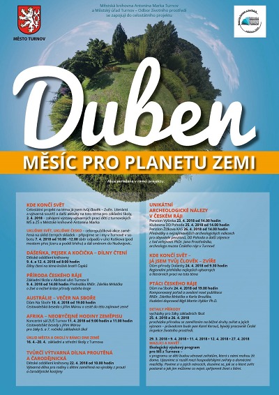 Duben v Turnově je měsíc věnovaný planetě Zemi